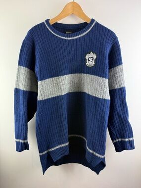 Harry Potter Ravenclaw Lambswool Sweater - Wizardcore Dark Academia Scotland